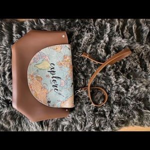 Brown tan unworn new bag explore